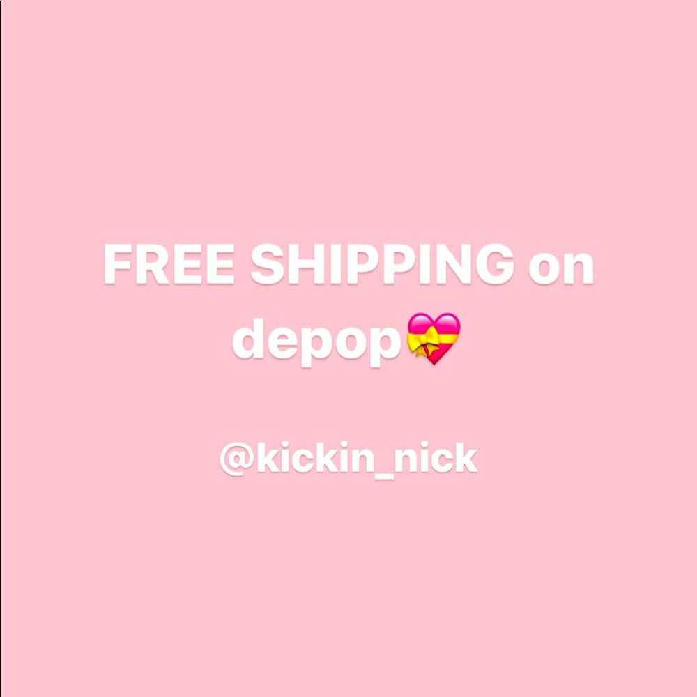 FREE SHIPPING ON DEPOP